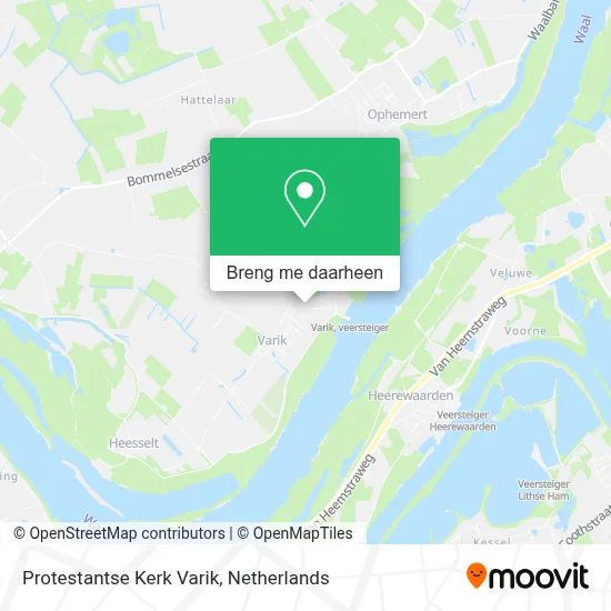 Protestantse Kerk Varik kaart