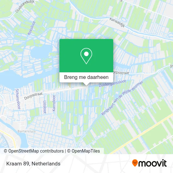 Kraam 89 kaart