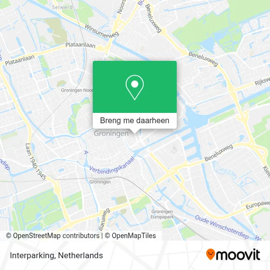 Interparking kaart