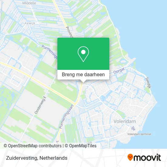 Zuidervesting kaart