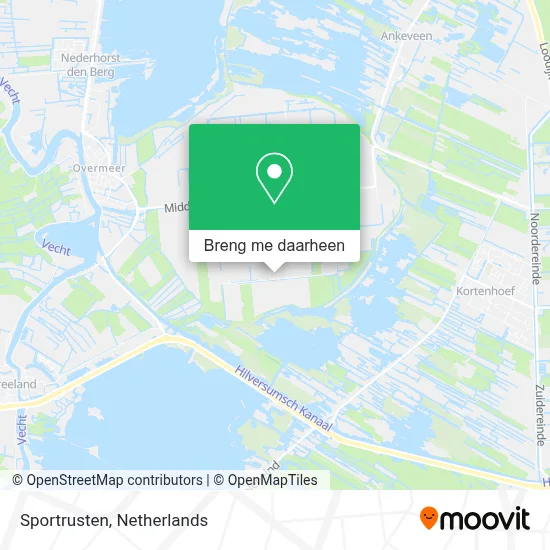 Sportrusten kaart