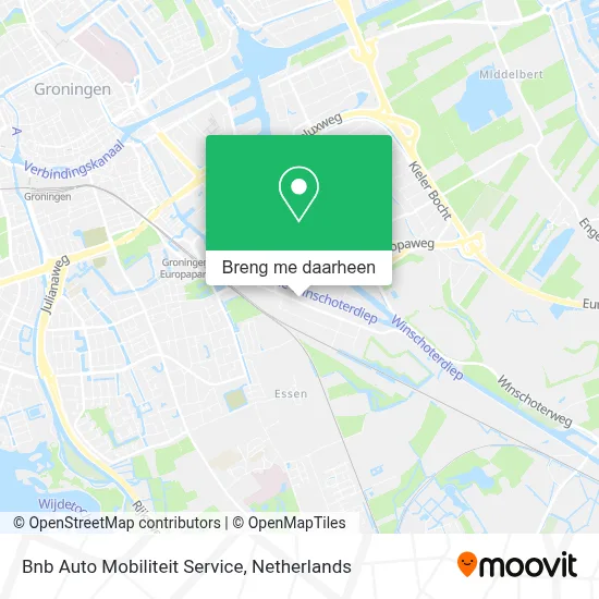 Bnb Auto Mobiliteit Service kaart