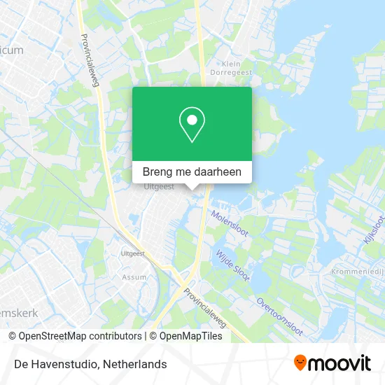 De Havenstudio kaart