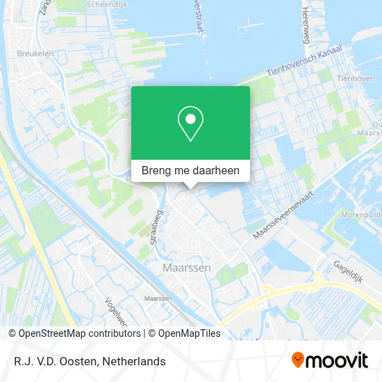 R.J. V.D. Oosten kaart