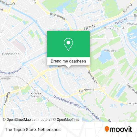 The Topup Store kaart