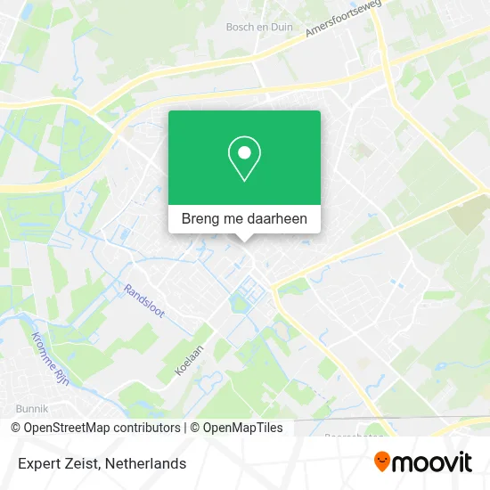 Expert Zeist kaart