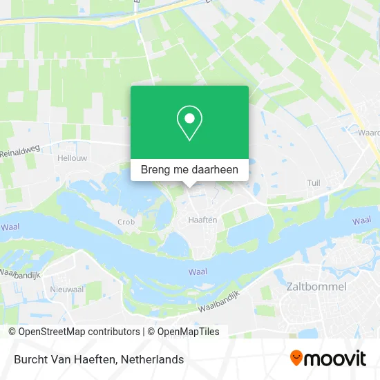 Burcht Van Haeften kaart