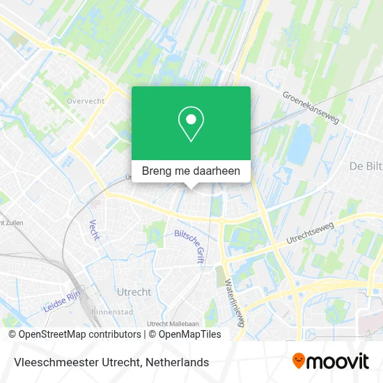 Vleeschmeester Utrecht kaart