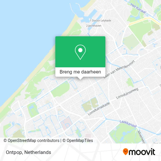 Ontpop kaart