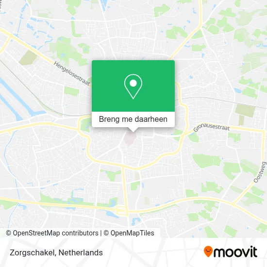 Zorgschakel kaart