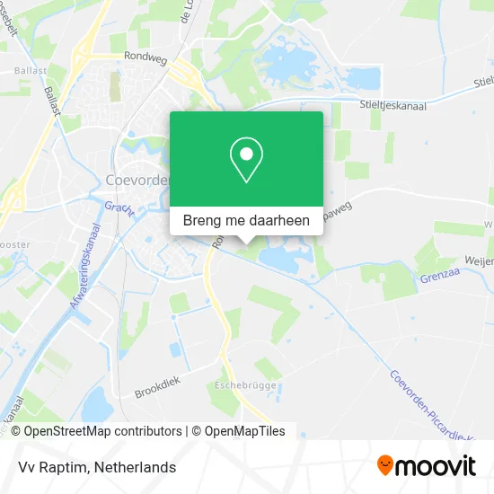 Vv Raptim kaart