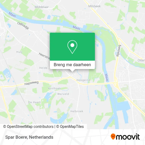 Spar Boere kaart
