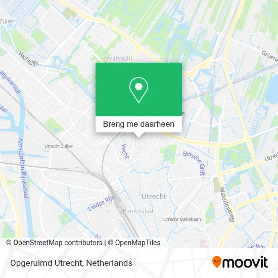 Opgeruimd Utrecht kaart