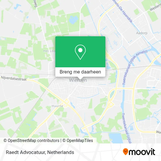 Raedt Advocatuur kaart