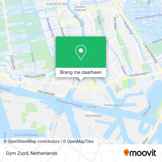 Gym Zuyd kaart