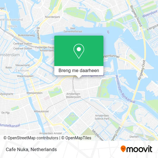 Cafe Nuka kaart