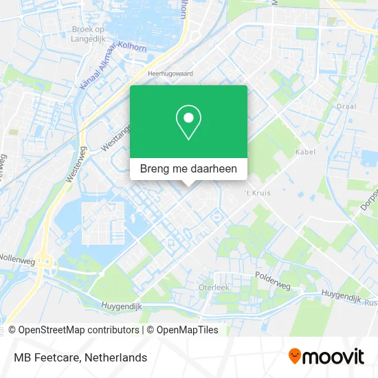 MB Feetcare kaart