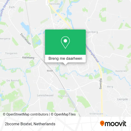 2bcome Boxtel kaart