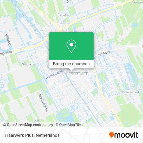 Haarwerk Plus kaart
