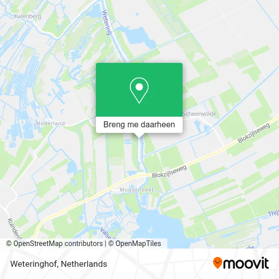 Weteringhof kaart