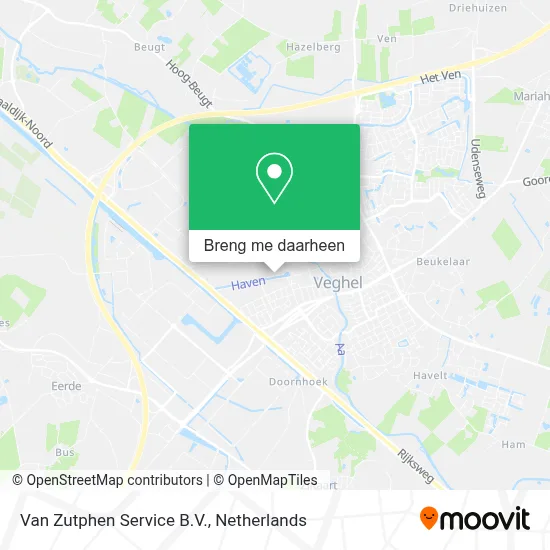 Van Zutphen Service B.V. kaart