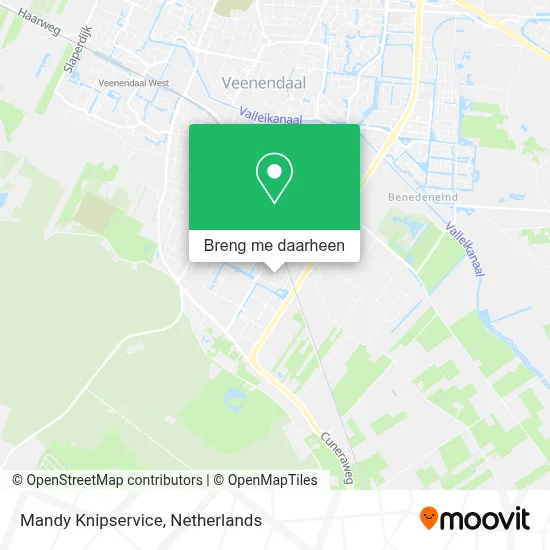 Mandy Knipservice kaart