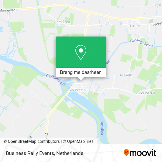 Business Rally Events kaart
