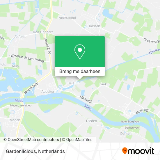 Gardenlicious kaart