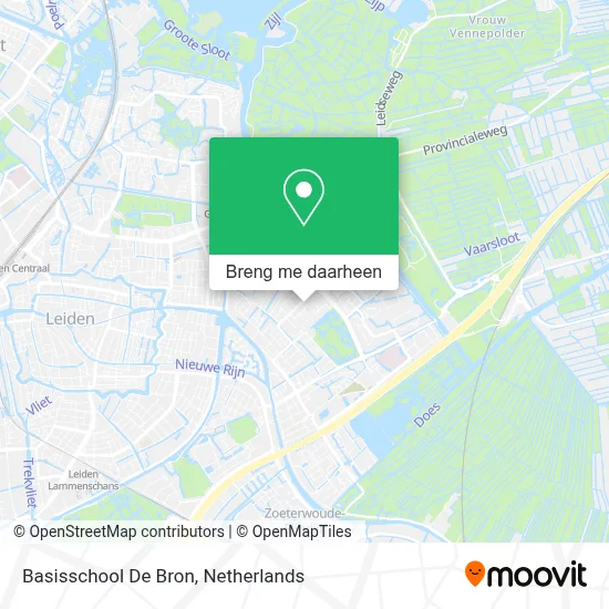 Basisschool De Bron kaart