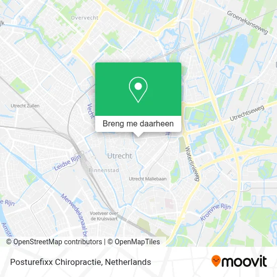 Posturefixx Chiropractie kaart