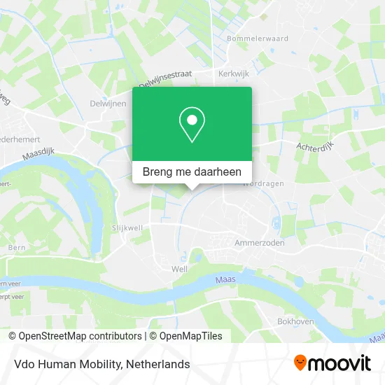 Vdo Human Mobility kaart