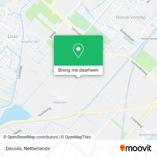 Decolis kaart