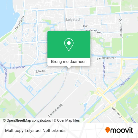 Multicopy Lelystad kaart