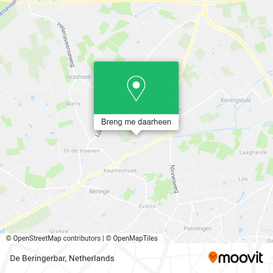 De Beringerbar kaart