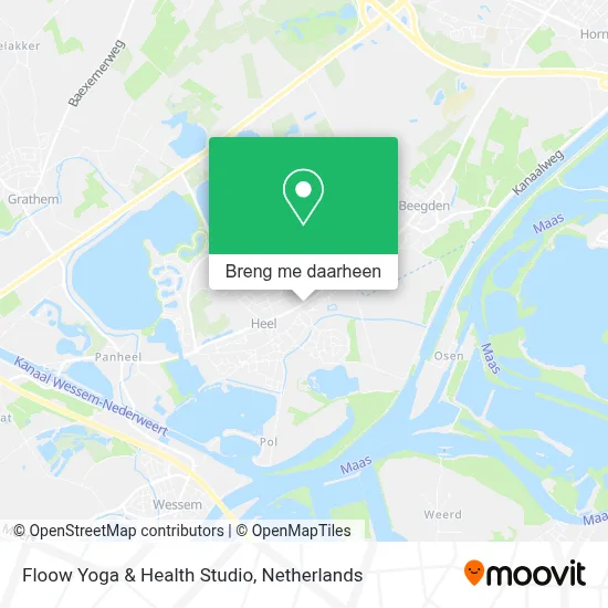 Floow Yoga & Health Studio kaart