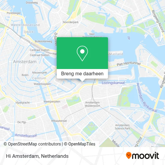 Hi Amsterdam kaart