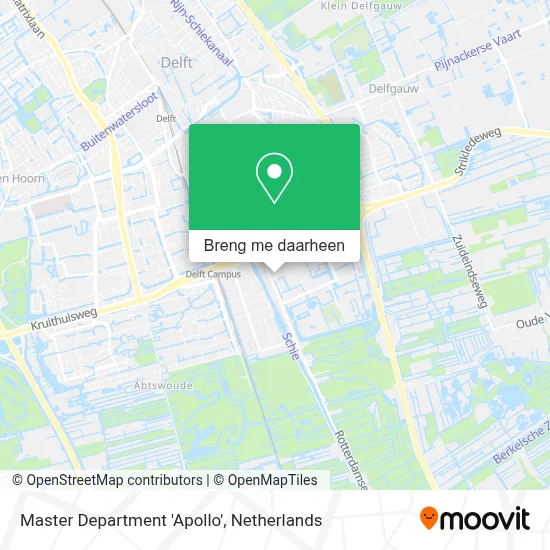 Master Department 'Apollo' kaart