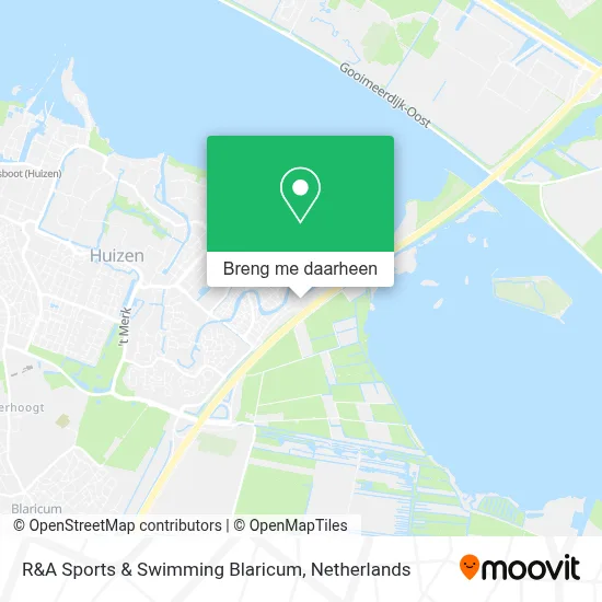 R&A Sports & Swimming Blaricum kaart