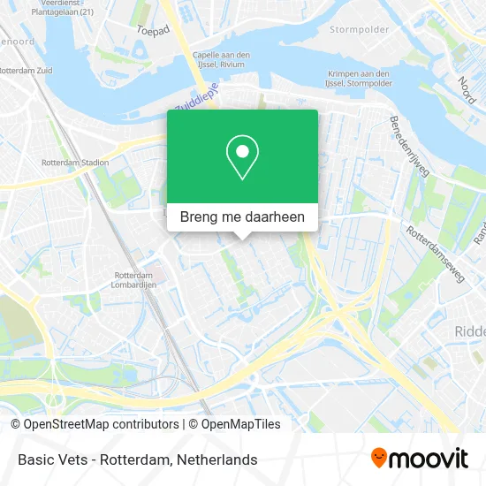 Basic Vets - Rotterdam kaart