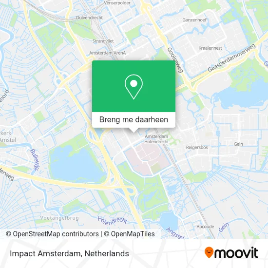Impact Amsterdam kaart