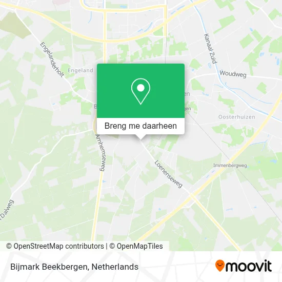 Bijmark Beekbergen kaart
