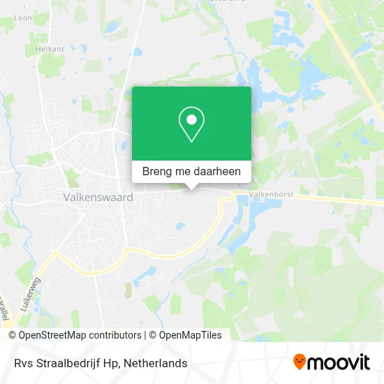 Rvs Straalbedrijf Hp kaart