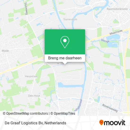 De Graaf Logistics Bv kaart