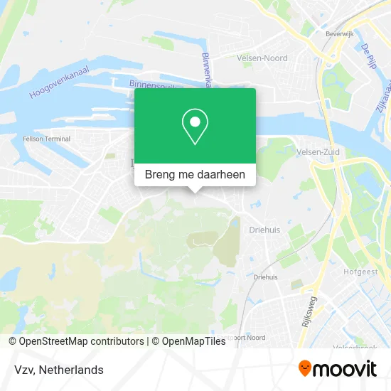 Vzv kaart
