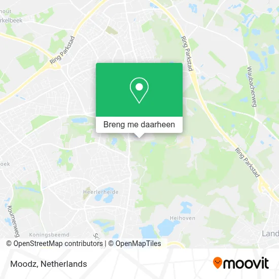 Moodz kaart