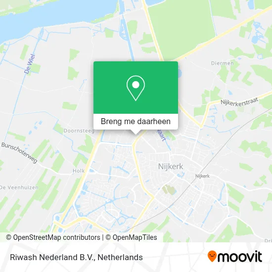 Riwash Nederland B.V. kaart