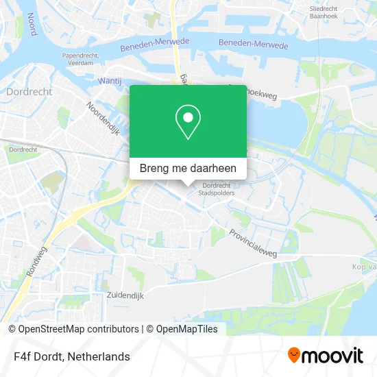 F4f Dordt kaart