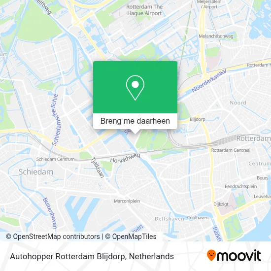 Autohopper Rotterdam Blijdorp kaart