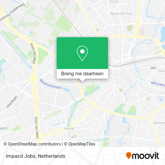 Impacd Jobs kaart