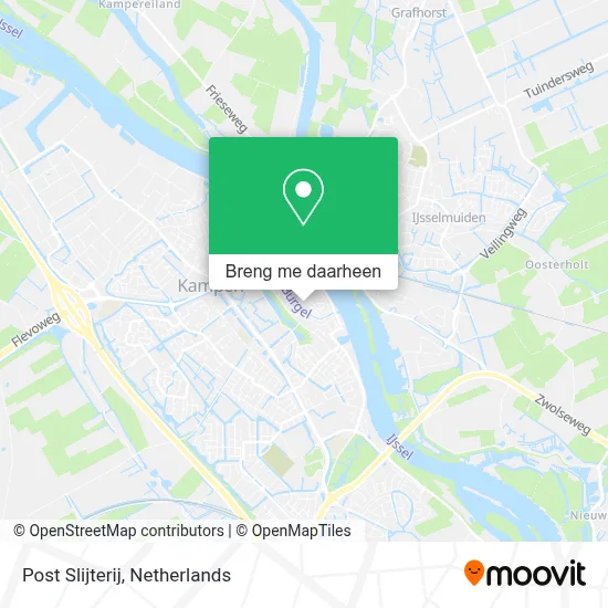 Post Slijterij kaart